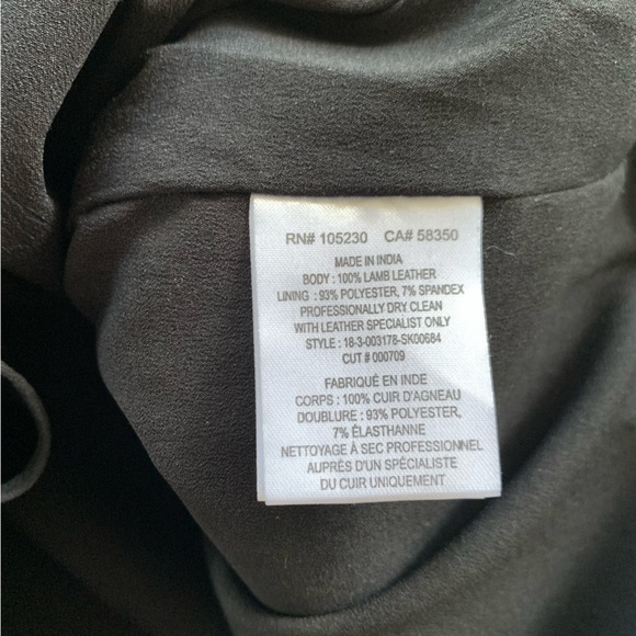 NWOT Joie Botan Leather Skirt [size 2] - Picture 5 of 6